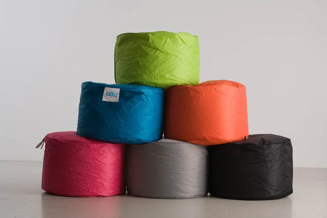 The Footstool Alta Beanbag combines comfort with versatility, offering a supportive surface for elevated relaxation.